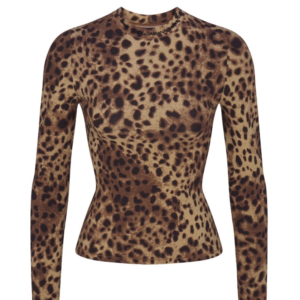 DOLCE&GABBANA X SKIMS COTTON JERSEY LONG SLEEVE T-SHIRT SIZE: M. NEW! In Box!